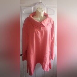 Sea Breeze Of California Oversized Long Sleeve Tunic Style Top Size S